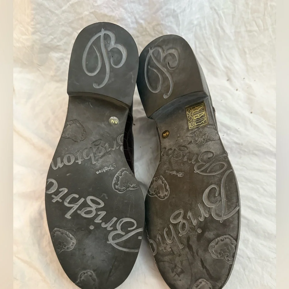 🔴 Brighton NWOT brown alligator design shoes - Picture 7 of 9